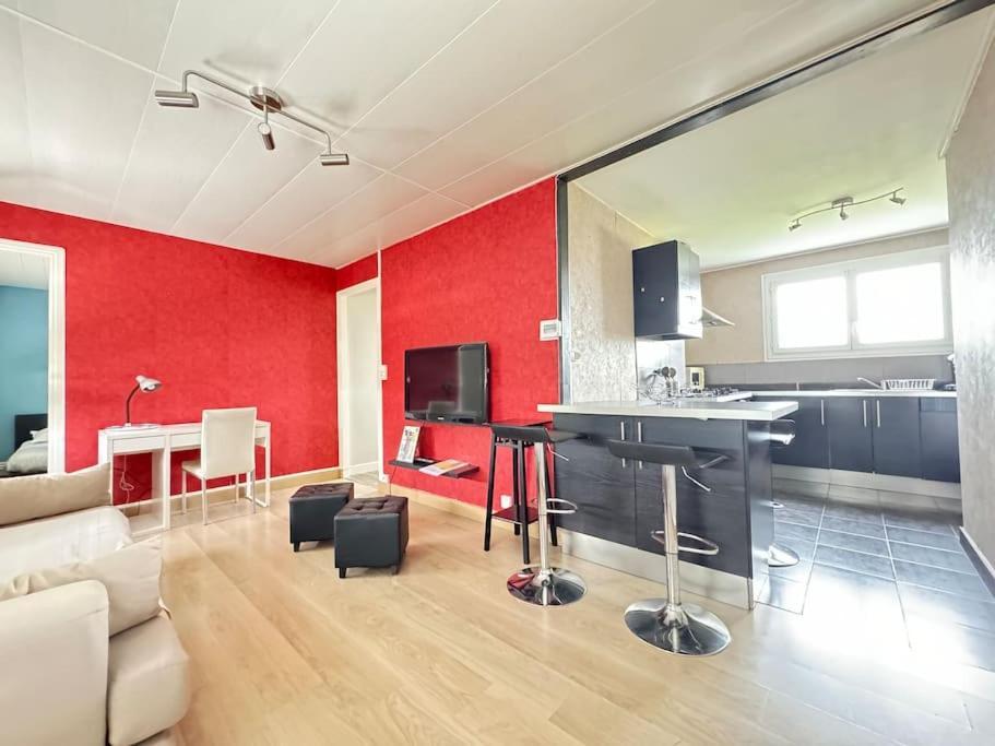 Appartement F2 Proche Axes Principaux - Claude Guichard Clermont-Ferrand Dış mekan fotoğraf